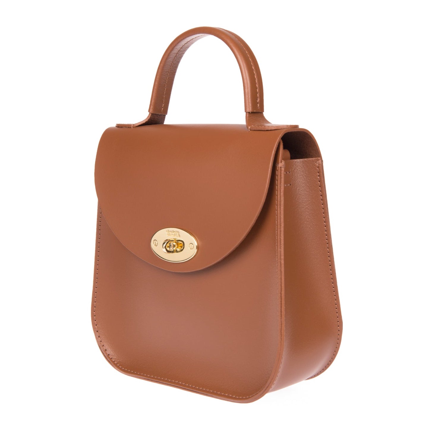 The Original Bloomsbury | Leather Crossbody Handbag in Chestnut