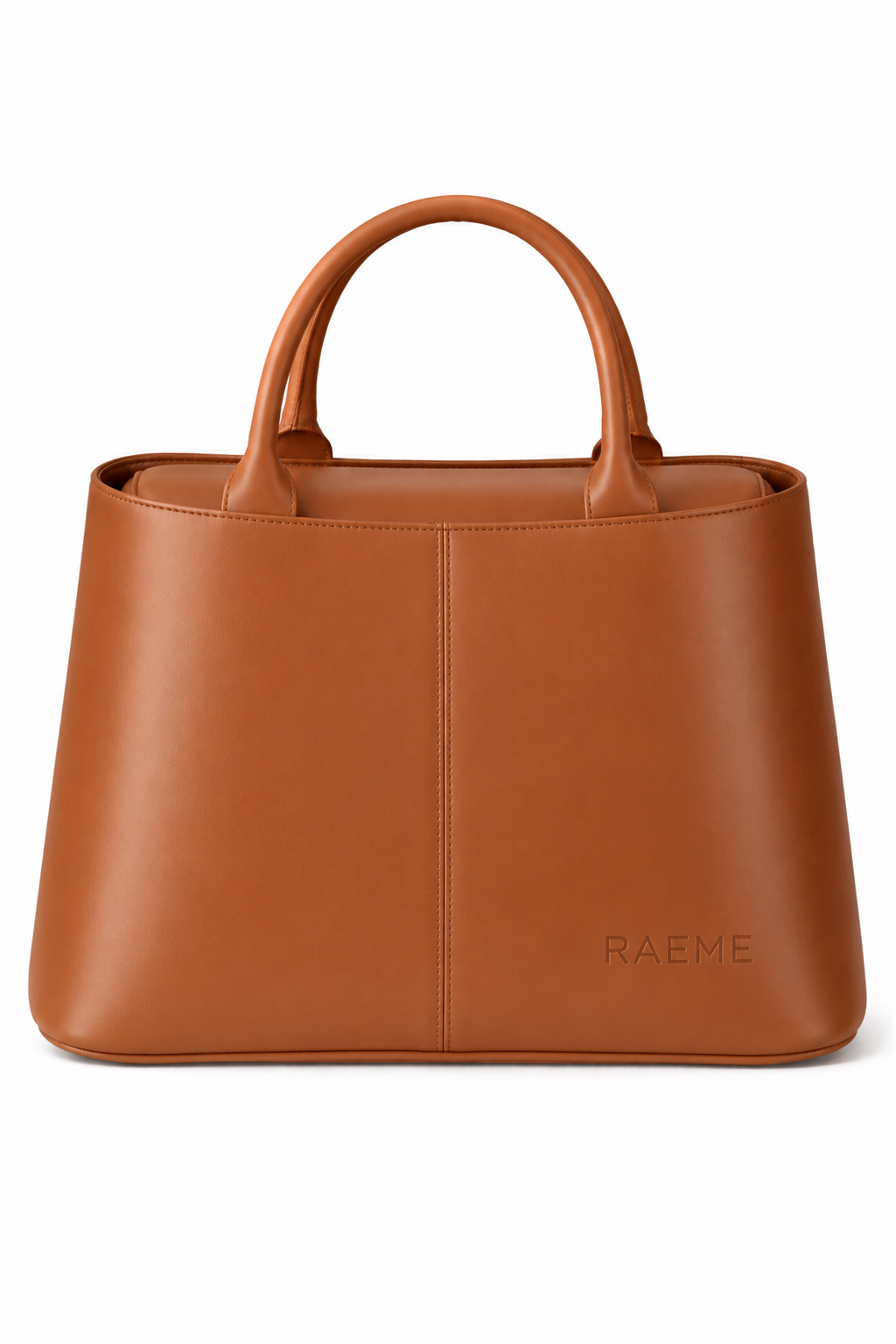 RAEME Vale Leather Handbag in Tan
