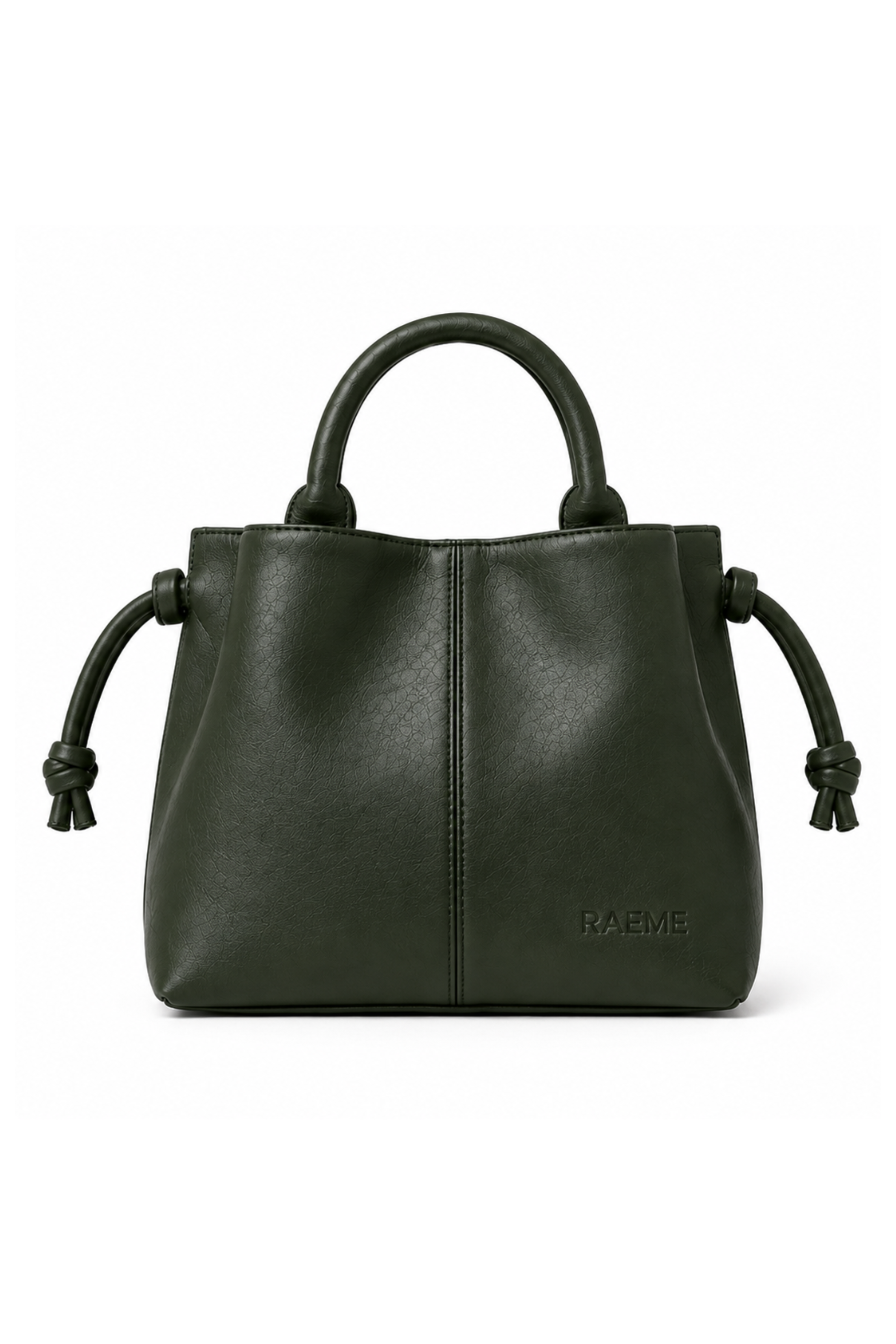 RAEME Mere Leather Handbag in Dark Green (Preorder)