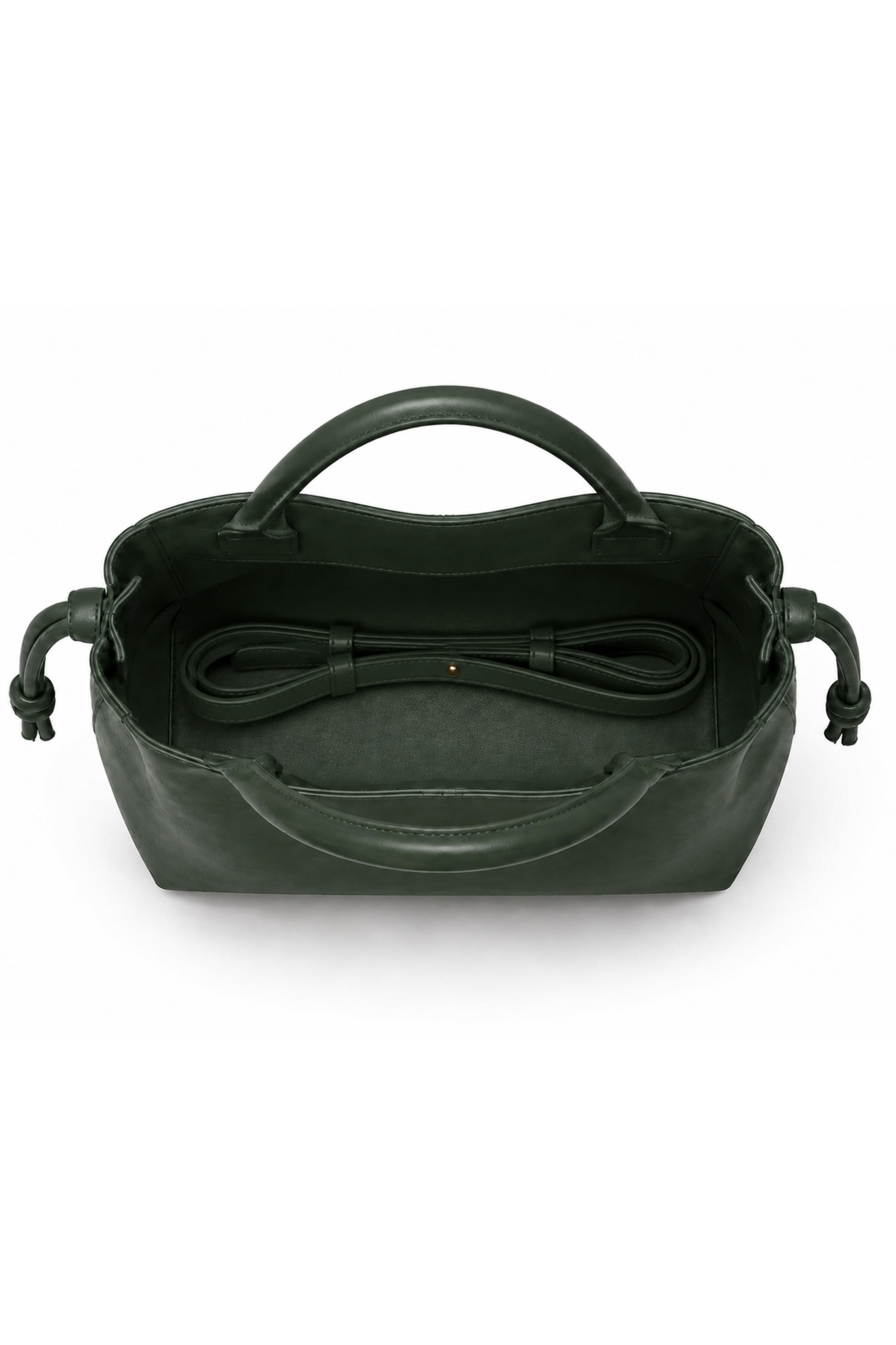 RAEME Mere Leather Handbag in Dark Green (Preorder)